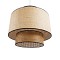 GLOBOSTAR® BRAVADO 02387 Boho Κρεμαστό Φωτιστικό Οροφής με Ντουί 1 x E27 AC 220-240V IP20 - Μπεζ - Μ70 x Π70 x Υ58cm