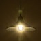 GLOBOSTAR® FERRO 203-0084 Μοντέρνο Κρεμαστό Φωτιστικό Οροφής με Ντουί 1 x E27 AC 220-240V IP20 - Μαύρο - Μ30 x Π30 x Υ15cm