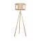 GLOBOSTAR® POPPY 01988 Boho Επιδαπέδιο Φωτιστικό με Ντουί 1 x E27 AC 220-240V IP20 - Μπεζ - Μ58 x Π58 x Υ145.5cm