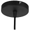 GLOBOSTAR® OLIVER 10001231 Vintage Κρεμαστό Φωτιστικό Οροφής με Ντουί 1 x E27 AC 220-240V IP20 - Μαύρο & Μελί - Μ20 x Π20 x Υ21cm