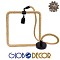 GLOBOSTAR® MALVERN 10001240 Vintage Κρεμαστό Φωτιστικό Οροφής με Ντουί 1 x E27 AC 220-240V IP20 - Μαύρο & Μπεζ - Μ33 x Π22 x Υ33cm