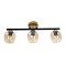 GLOBOSTAR® RADIAM 201-0122 Vintage Φωτιστικό Οροφής με Ντουί 3 x E27 AC 220-240V IP20 - Πολύχρωμο - Μ60 x Π13 x Υ16cm