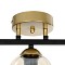GLOBOSTAR® RADIAM 201-0122 Vintage Φωτιστικό Οροφής με Ντουί 3 x E27 AC 220-240V IP20 - Πολύχρωμο - Μ60 x Π13 x Υ16cm