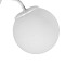 GloboStar® DALPH 203-0035 Vintage Επιτοίχιο Φωτιστικό Απλίκα Μονόφωτο 1 x E27 IP20 Λευκό Μέταλλο με Λευκό Γυαλί - M15 x Π25x Υ22cm