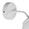 GloboStar® DALPH 203-0035 Vintage Επιτοίχιο Φωτιστικό Απλίκα Μονόφωτο 1 x E27 IP20 Λευκό Μέταλλο με Λευκό Γυαλί - M15 x Π25x Υ22cm