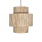GLOBOSTAR® SALTO 203-0037 Boho Κρεμαστό Φωτιστικό Οροφής με Ντουί 1 x E27 AC 220-240V IP20 - Μπεζ - M40 x Π40 x Υ42cm