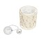 GLOBOSTAR® PETAL 203-0067 Μοντέρνο Κρεμαστό Φωτιστικό Οροφής με Ντουί 1 x E27 AC 220-240V IP20 - Μπεζ - Μ23 x Π23 x Υ30cm