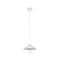 GLOBOSTAR® FONTE 203-0081 Μοντέρνο Κρεμαστό Φωτιστικό Οροφής με Ντουί 1 x E27 AC 220-240V IP20 - Λευκό - Μ22.5 x Π22.5 x Υ10cm