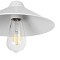 GLOBOSTAR® FONTE 203-0081 Μοντέρνο Κρεμαστό Φωτιστικό Οροφής με Ντουί 1 x E27 AC 220-240V IP20 - Λευκό - Μ22.5 x Π22.5 x Υ10cm