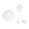 GLOBOSTAR® PROMO 203-0088 Μοντέρνο Κρεμαστό Φωτιστικό Οροφής με Ντουί 1 x E27 AC 220-240V IP20 - Λευκό - Μ25.5 x Π25.5 x Υ20cm