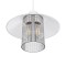 GLOBOSTAR® PROMO 203-0088 Μοντέρνο Κρεμαστό Φωτιστικό Οροφής με Ντουί 1 x E27 AC 220-240V IP20 - Λευκό - Μ25.5 x Π25.5 x Υ20cm