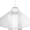 GLOBOSTAR® PROMO 203-0088 Μοντέρνο Κρεμαστό Φωτιστικό Οροφής με Ντουί 1 x E27 AC 220-240V IP20 - Λευκό - Μ25.5 x Π25.5 x Υ20cm