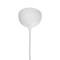 GLOBOSTAR® PROMO 203-0088 Μοντέρνο Κρεμαστό Φωτιστικό Οροφής με Ντουί 1 x E27 AC 220-240V IP20 - Λευκό - Μ25.5 x Π25.5 x Υ20cm