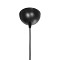 GLOBOSTAR® PROMO 203-0089 Μοντέρνο Κρεμαστό Φωτιστικό Οροφής με Ντουί 1 x E27 AC 220-240V IP20 - Μαύρο & Μαύρο Φιμέ - Μ25.5 x Π25.5 x Υ20cm