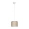 GLOBOSTAR® BLAZE 203-0107 Μοντέρνο Κρεμαστό Φωτιστικό Οροφής με Ντουί 1 x E27 AC 220-240V IP20 - Μπεζ - Μ22 x Π22 x Υ20cm