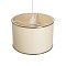 GLOBOSTAR® ELECTRA 203-0110 Μοντέρνο Κρεμαστό Φωτιστικό Οροφής με Ντουί 1 x E27 AC 220-240V IP20 - Mπεζ & Χρυσό - Μ30 x Π30 x Υ23cm