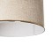 GLOBOSTAR® ELECTRA 203-0112 Μοντέρνο Κρεμαστό Φωτιστικό Οροφής με Ντουί 1 x E27 AC 220-240V IP20 - Mπεζ & Χρυσό - Μ30 x Π30 x Υ23cm