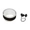 GLOBOSTAR® SONIA 203-0120 Μοντέρνο Κρεμαστό Φωτιστικό Οροφής με Ντουί 1 x E27 AC 220-240V IP20 - Μαύρο & Λευκό - Μ30 x Π30 x Υ24cm