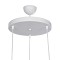 GLOBOSTAR® ΗUT 203-0148 Μοντέρνο Κρεμαστό Φωτιστικό Οροφής με Ντουί 3 x E27 AC 220-240V IP20 - Λευκό & Χρυσό - Μ40 x Π40 x Υ40cm