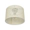 GLOBOSTAR® CILIO 203-0150 Μοντέρνο Φωτιστικό Οροφής με Ντουί 1 x E27 AC 220-240V IP20 - Λευκό - Μ30 x Π30 x Υ22cm
