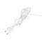 GloboStar® WIZ 203-0181 Μοντέρνο Επιτραπέζιο Φωτιστικό Πορτατίφ Μονόφωτο 1 x E27 IP20 Χρυσο Μέταλλο με Καφέ & Μπεζ Διάτρητο Ύφασμα - Μ22 x Π22 x Υ36.5cm