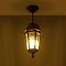 GLOBOSTAR® VITRO 203-0194 Vintage Φωτιστικό Οροφής με Ντουί 1 x E27 AC 220-240V IP44 - Χάλκινο - Μ17 x Π17 x Υ28cm