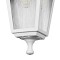 GloboStar® SOLME 203-0221 Vintage Επιτοίχιο Φωτιστικό Φαναράκι Μονόφωτο 1 x E27 IP44 Λευκό Πλαστικό - Μ15 x Π20 x Υ35cm