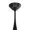GLOBOSTAR® VERDI 203-0232 Vintage Φωτιστικό Οροφής με Ντουί 1 x E27 AC 220-240V IP44 - Μαύρο - Μ18 x Π18 x Υ33cm
