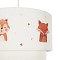 GLOBOSTAR® OWL 204-0001 Παιδικό Κρεμαστό Φωτιστικό Οροφής με Ντουί 1 x E27 AC 220-240V IP20 - Πολύχρωμο - Μ30 x Π30 x Υ24cm