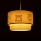 GLOBOSTAR® BEAR 204-0003 Παιδικό Κρεμαστό Φωτιστικό Οροφής με Ντουί 1 x E27 AC 220-240V IP20 - Πολύχρωμο - Μ30 x Π30 x Υ24cm