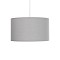 GLOBOSTAR® LOFTY 204-0093 Μοντέρνο Κρεμαστό Φωτιστικό Οροφής με Ντουί 1 x E27 AC 220-240V IP20 - Γκρι - Μ38 x Π38 x Υ26cm
