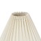 GloboStar® LING 204-0188 Μοντέρνο Φωτιστικό Τοίχου Απλίκα Μονόφωτο 1 x E27 AC 220-240V IP20 Μπεζ & Μαύρο - Μ22 x Π22 x Υ50cm