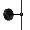 GloboStar® LING 204-0188 Μοντέρνο Φωτιστικό Τοίχου Απλίκα Μονόφωτο 1 x E27 AC 220-240V IP20 Μπεζ & Μαύρο - Μ22 x Π22 x Υ50cm