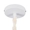 GLOBOSTAR® SHAQRA 36215 Μοντέρνο Κρεμαστό Φωτιστικό Οροφής με Ντουί 1 x E27 AC 220-240V IP20 - Μπεζ - Μ4 x Π4 x Υ110cm