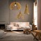 GLOBOSTAR® SCANDINAVIA 01701 Boho Κρεμαστό Φωτιστικό Οροφής με Ντουί 1 x E27 AC 220-240V IP20 - Μπεζ Καφέ - Μ45 x Π45 x Υ45cm