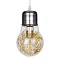 GLOBOSTAR® LAMP 00807 Μοντέρνο Κρεμαστό Φωτιστικό Οροφής με Ντουί 1 x E27 AC 220-240V IP20 - Πολύχρωμο - Μ15 x Π15 x Υ27cm