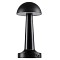 GloboStar® COCO 76509 Επαναφορτιζόμενο Επιτραπέζιο Φωτιστικό Πορτατίφ LED 1.5W 105lm 120° DC 5V IP44 Θερμό Λευκό 2700K Dimmable Μαύρο Αλουμίνιο - Μ10 x Π10 x Υ22cm - 2 Xρόνια Εγγύηση