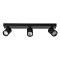 GLOBOSTAR® LEONARDO 60348 Μοντέρνο Φωτιστικό Οροφής LED 30W 3600lm 60° AC 220-240V IP20 Φυσικό Λευκό 4500K - Bridgelux COB - Μαύρο - Μ52 x Π7 x Υ11.8cm - 5 Χρόνια Εγγύηση