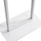GLOBOSTAR® CORNELIE 60464 Μοντέρνο Επιδαπέδιο Φωτιστικό LED 24W 2640lm 200° AC 220-240V IP20 Ρυθμιζόμενο Λευκό CCT με Χειριστήριο από 2700K έως 6000K Dimmable - Lumileds SMD Chip - Λευκό Ματ - Μ26 x Π26 x Υ143cm - 3 Χρόνια Εγγύηση