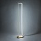 GLOBOSTAR® CORNELIE 60465 Μοντέρνο Επιδαπέδιο Φωτιστικό LED 24W 2640lm 200° AC 220-240V IP20 Ρυθμιζόμενο Λευκό CCT με Χειριστήριο από 2700K έως 6000K Dimmable - Lumileds SMD Chip - Χρυσό Πλατίνα - Μ26 x Π26 x Υ143cm - 3 Χρόνια Εγγύηση