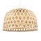 GLOBOSTAR® MANGEA 00716 Boho Κρεμαστό Φωτιστικό Οροφής με Ντουί 1 x E27 AC 220-240V IP20 - Μπεζ - Μ50 x Π50 x Υ34cm