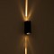 GLOBOSTAR® LINOR 60528 Μοντέρνο Φωτιστικό Τοίχου - Απλίκα LED 10W 1000lm 10° AC 220-240V Αδιάβροχο IP65 Θερμό Λευκό 2700K - Bridgelux COB Chip & TÜV SÜD Driver - Γκρι Ανθρακί Ματ - Μ12.5 x Π6 x Υ4cm - 5 Χρόνια Εγγύηση