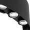 kelvo® SIXOAD 60586 Μοντέρνο Φωτιστικό Τοίχου - Απλίκα LED 18W 1800lm 30° AC 220-240V Αδιάβροχο IP65 Θερμό Λευκό 2700K - CREE XPE Chip & TÜV SÜD Driver - Μαύρο Ματ - Μ17 x Π4 x Υ8cm - 5 Χρόνια Εγγύηση