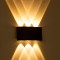 kelvo® SIXOAD 60586 Μοντέρνο Φωτιστικό Τοίχου - Απλίκα LED 18W 1800lm 30° AC 220-240V Αδιάβροχο IP65 Θερμό Λευκό 2700K - CREE XPE Chip & TÜV SÜD Driver - Μαύρο Ματ - Μ17 x Π4 x Υ8cm - 5 Χρόνια Εγγύηση