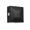 kelvo® ARKOS KLV-101-0110 Μοντέρνο Φωτιστικό Τοίχου - Απλίκα LED 8W 840lm 15° AC 220-240V Αδιάβροχο IP65 Θερμό Λευκό 2700K - Lumileds COB Chip & TÜV SÜD Driver - Μαύρο Ματ - Μ14 x Π5.5 x Υ14cm - 5 Χρόνια Εγγύηση
