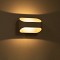 GloboStar® EDEN 60666 Φωτιστικό Τοίχου - Απλίκα Αρχιτεκτονικού Φωτισμού Εσωτερικού Χώρου Up & Down LED 10W 950lm 60° AC 220-240V IP20 Μ16 x Π10.5 x Υ9cm - Θερμό Λευκό 2700K - Λευκό - Bridgelux Chip - 3 Years Warranty