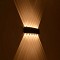 GLOBOSTAR® SIXOAD 60678 Μοντέρνο Φωτιστικό Τοίχου - Απλίκα LED 24W 3000lm 30° AC 220-240V Αδιάβροχο IP65 Θερμό Λευκό 2700K - CREE XPE Chip & TÜV SÜD Driver - Μαύρο Ματ - Μ32 x Π5.5 x Υ8cm - 5 Χρόνια Εγγύηση