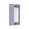 GLOBOSTAR® APEX 60771 Φωτιστικό Τοίχου - Απλίκα Εσωτερικού/Εξωτερικού Χώρου LED 10W 1050lm 120° AC175-265V Αδιάβροχο IP65 - Πλαστικό Σώμα - Φυσικό λευκό 4500K - Μ17 x Π17 x Υ9cm - Γκρι - Bridgelux Chip - 3 Χρόνια Εγγύηση
