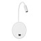 GloboStar® GOOSE 60881 Μοντέρνο Φωτιστικό Τοίχου - Απλίκα Ξενοδοχείου Bed Side LED 6W 600lm 36° & 360° AC 220-240V - Reading Light & 360° Κρυφός Φωτισμός - Φορτιστής USB 3A - Μ15.5 x Π15 x Υ30.5cm - Φυσικό Λευκό 4500K - Λευκό  - 3 Xρόνια Εγγύηση