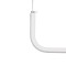 GLOBOSTAR® LINARIA 60922 Μοντέρνο Κρεμαστό Φωτιστικό Οροφής LED 36W 4150lm 200° AC 220-240V IP20 Ρυθμιζόμενο Λευκό CCT με Χειριστήριο από 2700K έως 6000K Dimmable - Lumileds SMD Chip - Λευκό Ματ - Μ120 x Π2 x Υ10cm - 3 Χρόνια Εγγύηση